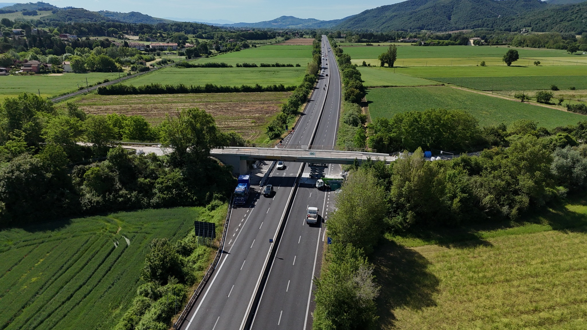 Vista aerea di infrastruttura